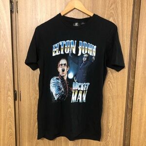 Hot Topic Elton John Rocket Man Graphic Tee